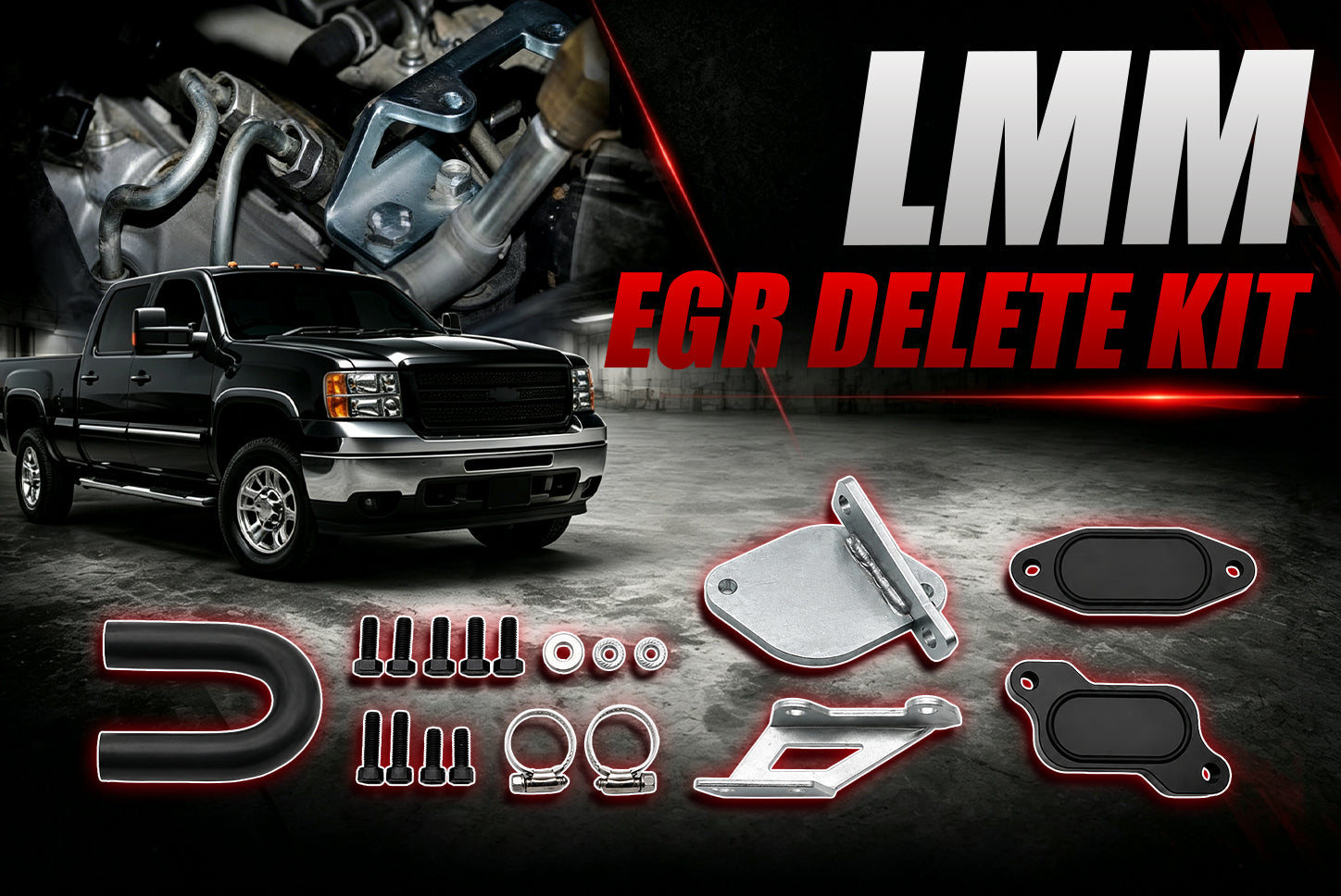 LMM EGR Delete Kit: Kill the EGR Before It Clogs Your Intake With Wet Soot