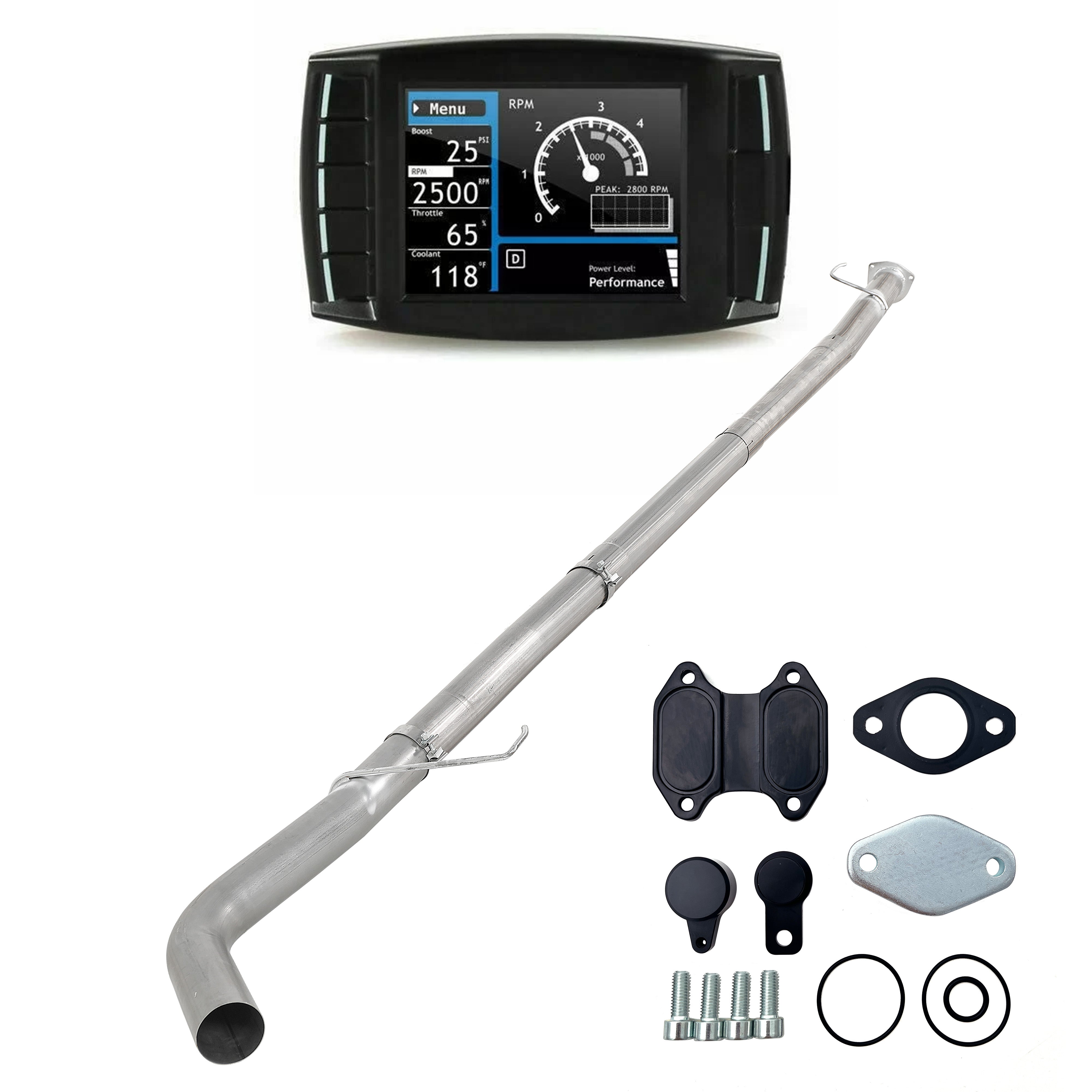 Full Delete Kit 4" DPF/DEF/EGR | 2013-2018 Ram Cummins 6.7L