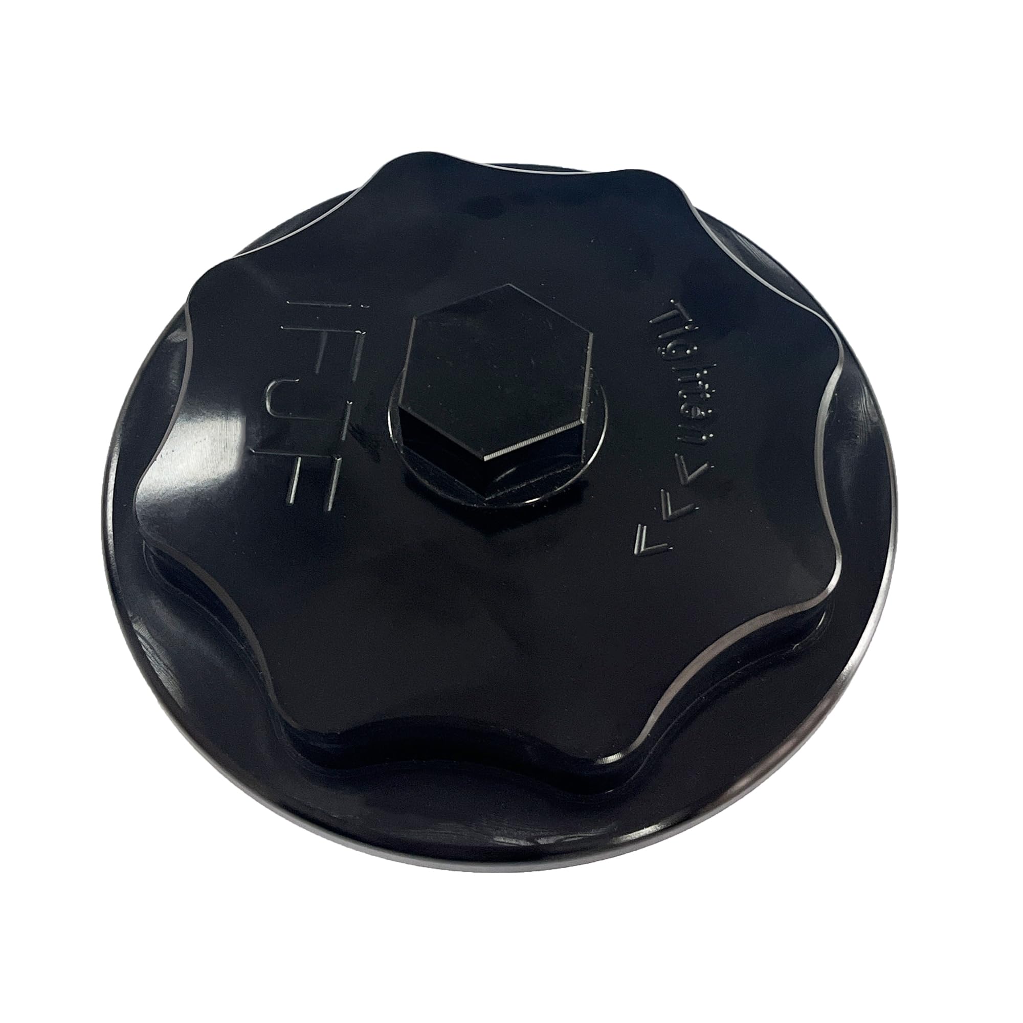 iFJF Black F81Z9G270BA Fuel Filter Billet Aluminum Cap for Powerstroke 7.3L V8 1999-2003 F250-F550 Super Duty 2000-2003 Excursion