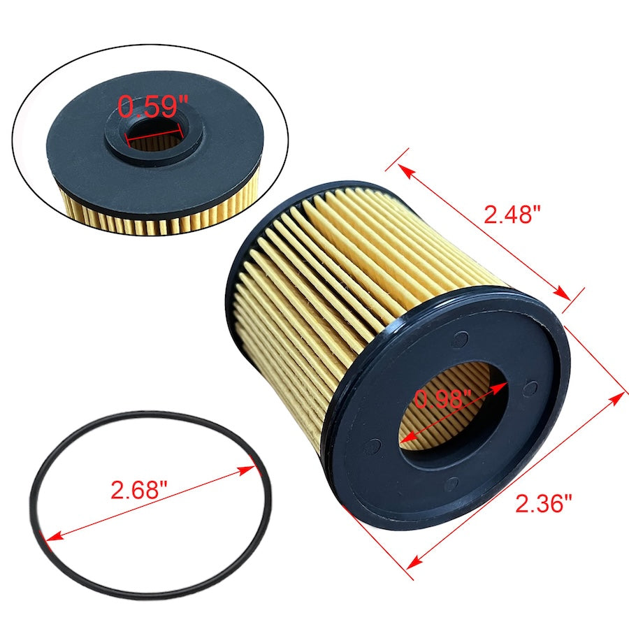 iFJF R12H (R12T Upgrade) Fuel Water Separator Marine Complete Combo - Replaces S3240 120AT NPT ZG1/4-19 Automotive Replacement Spin-on Filter Includes 2 Fittings 2 Plugs
