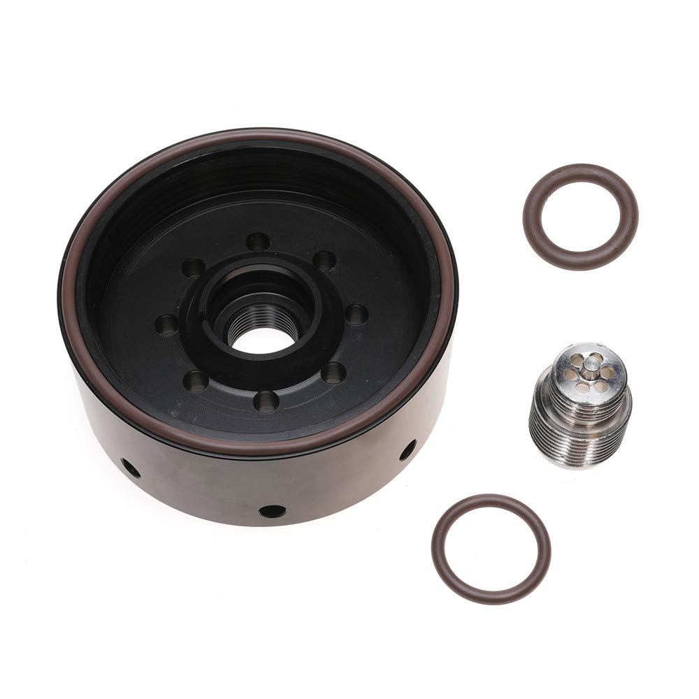 iFJF 12642623 Filter Head with Pump and 1R-0750 Refit Head for GM Duramax 6.6L V8 2005-2016 Chevy Silverado/GMC Sierra 2500HD 3500HD LLY/LBZ/LMM/LML