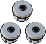 iFJF FD4596 Fuel Filter for Ford  F250 F350 F450 F550 Super Duty 7.3L Powerstroke V8 1999-2003 F81Z9N184AA (Set of 3)