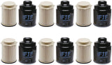 iFJF Fuel Filter Water Separator Set for Dodge Ram 2500 3500 4500 5500 6.7L | 68197867AA 68157291AA Set of 6