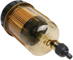 S3213 Fuel Water Separating Filter 35-60494-1 for Outboard Motor 10 Micron Filter with 3/8 Inch NPT Port 802893Q01(Without Housing Header)