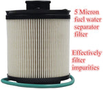 iFJF FD4615 Fuel Filter Water Separator for Ford F-250 F-350 F-450 F-550 Super Duty 6.7L V8 Diesel Powerstroke(Set of 6)