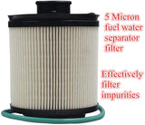 iFJF FD4615 Fuel Filter Water Separator for Ford F-250 F-350 F-450 F-550 Super Duty 6.7L V8 Diesel Powerstroke