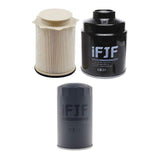 iFJF Fuel Filter Water Separator Set for Dodge Ram 2500 3500 4500 5500 6.7L | 68197867AA 68157291AA